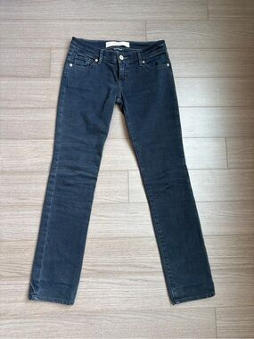 Abercrombie & Fitch Women's Erin Dark Blue Slim Jeans (size 00 short/24)